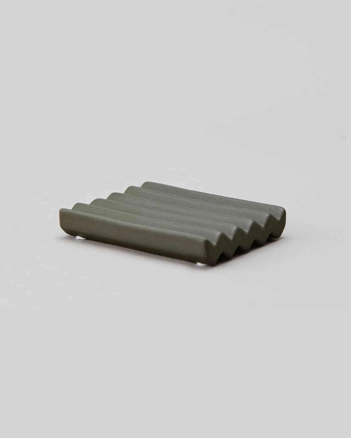 Porte-savon en céramique, petit modèle – vert 8 x 10 cm